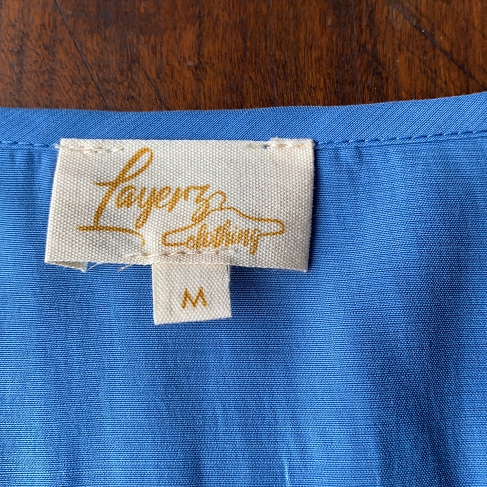 Layerz Clothing Embroidery Floral V - Neck Summer - Picture 10 of 12
